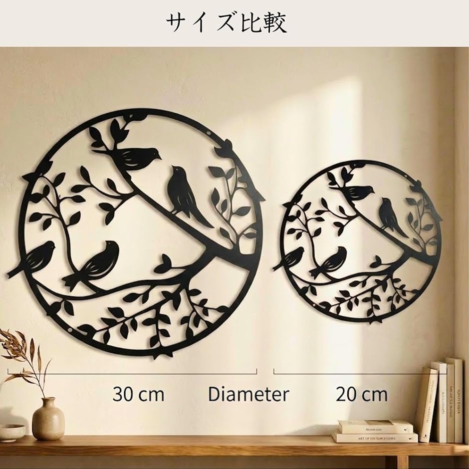 壁飾り 壁掛け インテリア ウォールアート アンティーク 北欧 小鳥