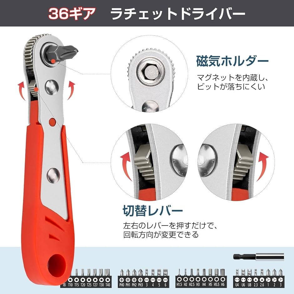 ソケットレンチセット 48点組 ホームツールセット 修理道具セット 差込
