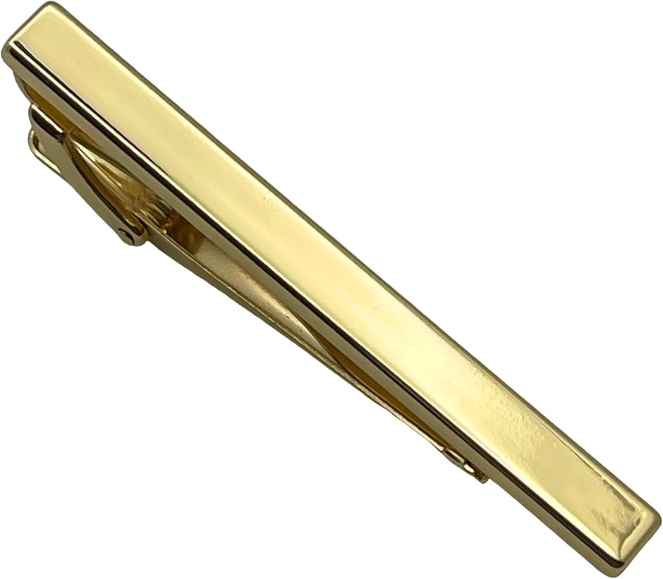 ネクタイピン メンズ シンプル E1074 (ゴールド,  フリー)