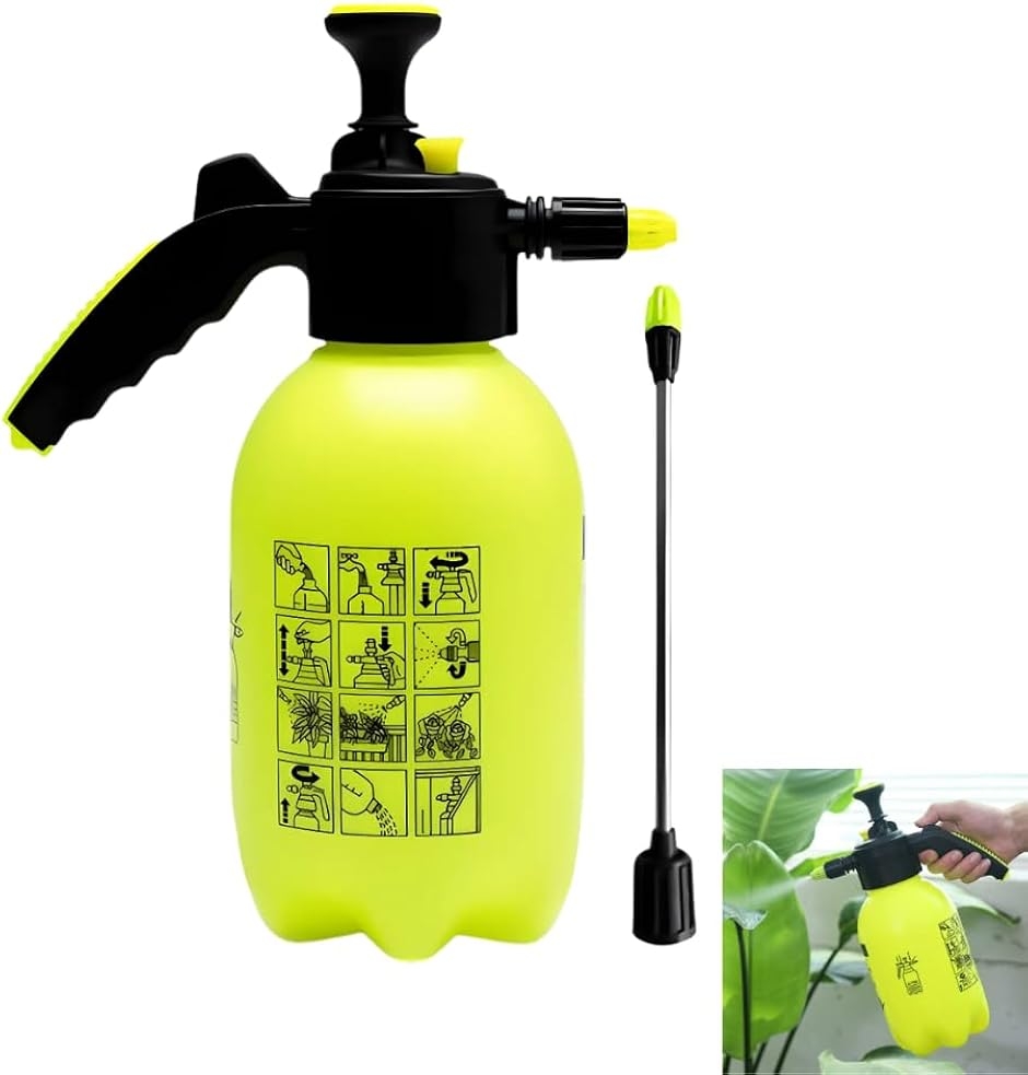 噴霧器 ハンディ洗浄機 蓄圧式 手動 加圧ポンプ式 電源不要 持ち運び