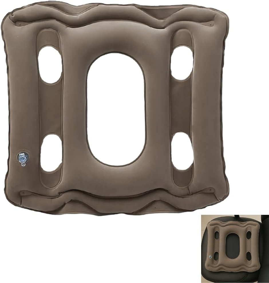 エアークッション 携帯式 通気性 座布団 長時間使用 オフィス 腰