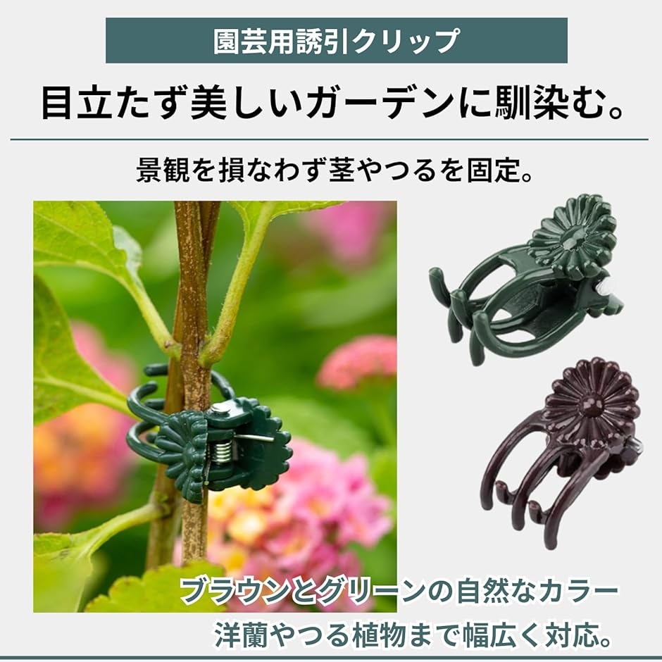 誘引クリップ 茎に優しい R型（サイズ：16㎜）1箱/2,000個入 【公式通販】