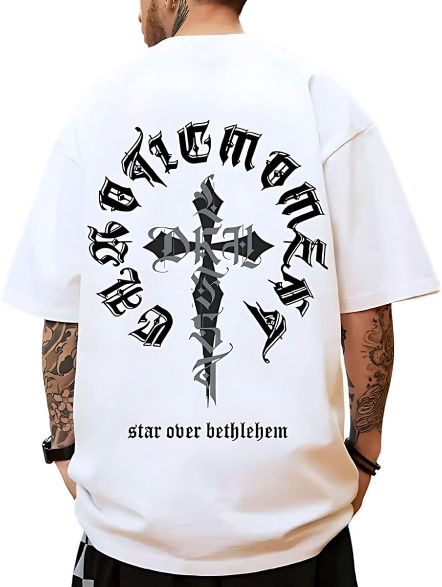 tシャツ メンズ 半袖 バックプリント 前後 大きいサイズ ジムtee 速乾