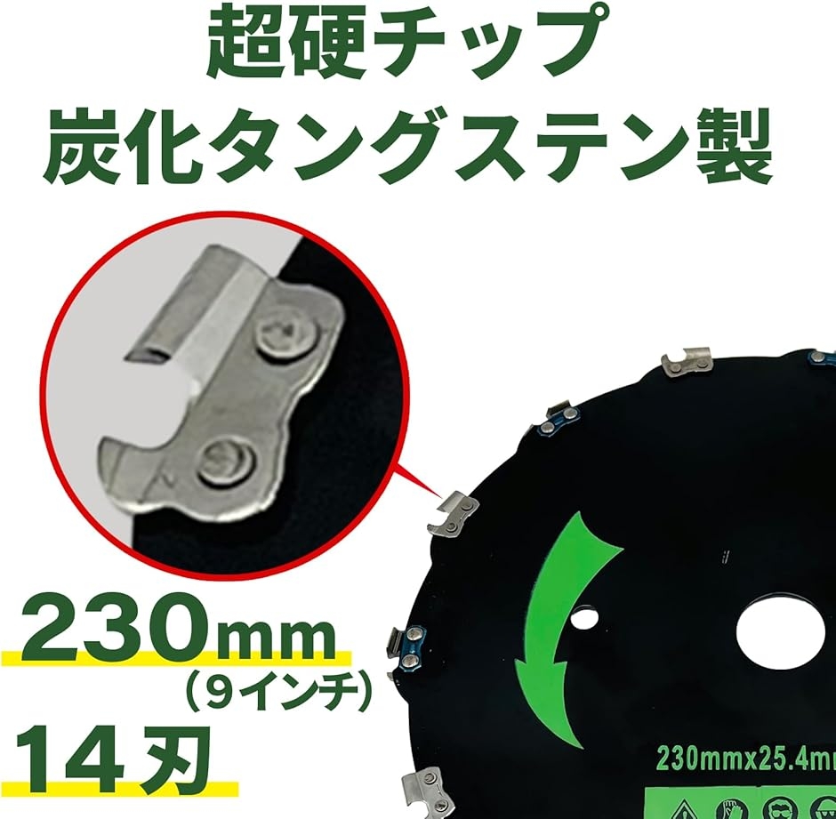 【互換品】 草刈り機 チップソー 替え刃 草刈...の詳細画像2