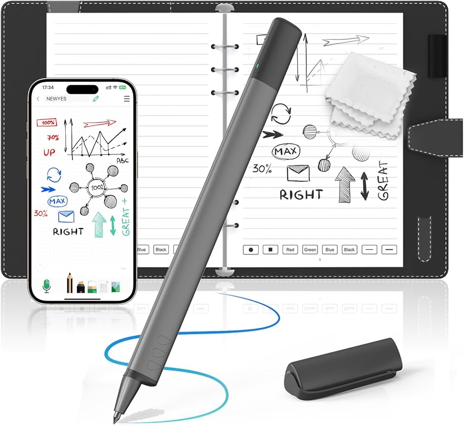 sync pen 4 スマートペン 電子ノート リアルタイム即デジタル化 インク消せる MDM(Syncpen 4 スマートペンノート)