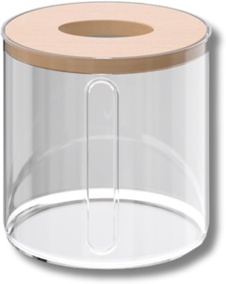 トイレットペーパー ケース トイレットペーパーケース ロールペーパーホルダー おしゃれ (クリア)