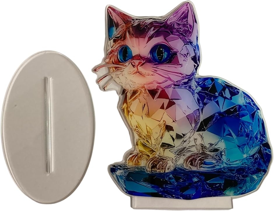 ラブピーシー 猫 アクリルスタンド ねこ インテリア リラックス サン
