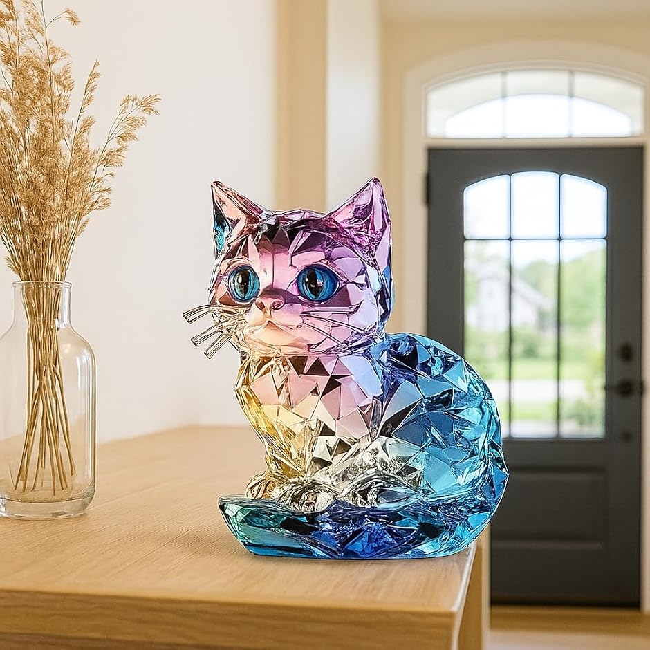 ラブピーシー 猫 アクリルスタンド ねこ インテリア リラックス サン