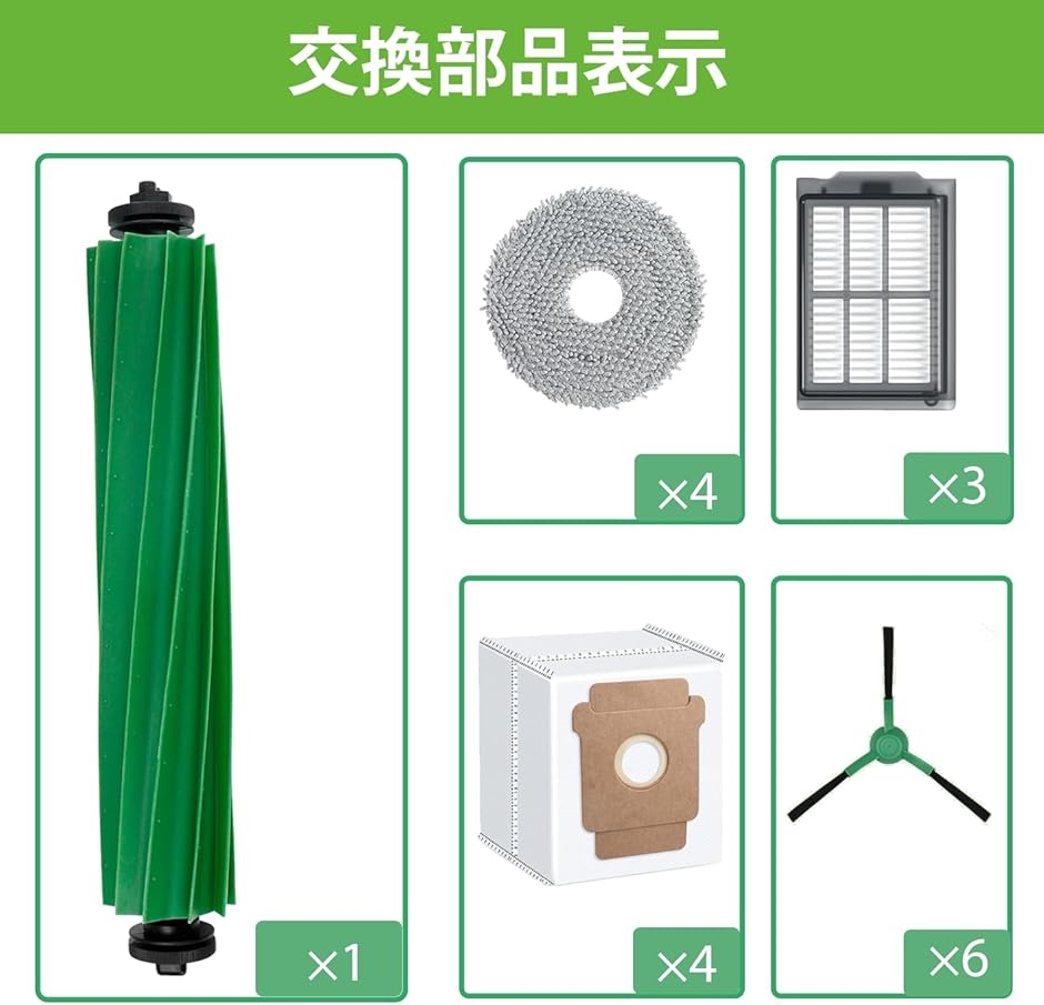 ルンバ　確認用 互換品】 ルンバ消耗品 18枚 405 Comboコンボ/Plus 505 Combo交換用
