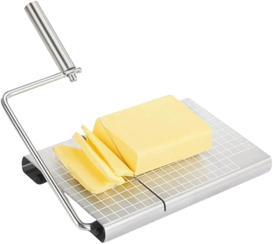 スライサー ステンレスチーズカッター cheese slicer ワイヤー付き