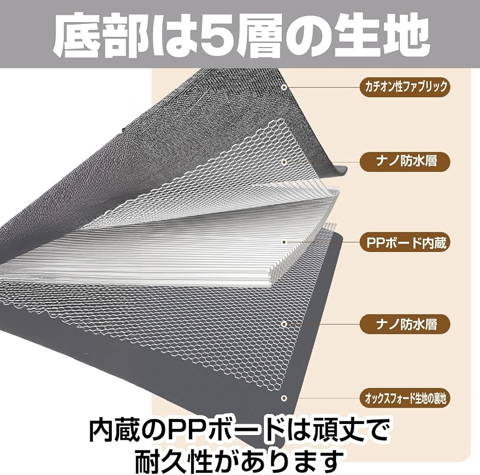 収納ボックス 鍵付き ダイヤル錠 収納ケース 大容量 折りたたみ 取っ手付き 衣類 ふた付き おしゃれ (グレー,  3L（2個セット）)の画像