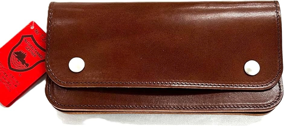 栃木レザー トラッカーウォレット 長財布 小銭入れ付 WT25-803 (ダーク