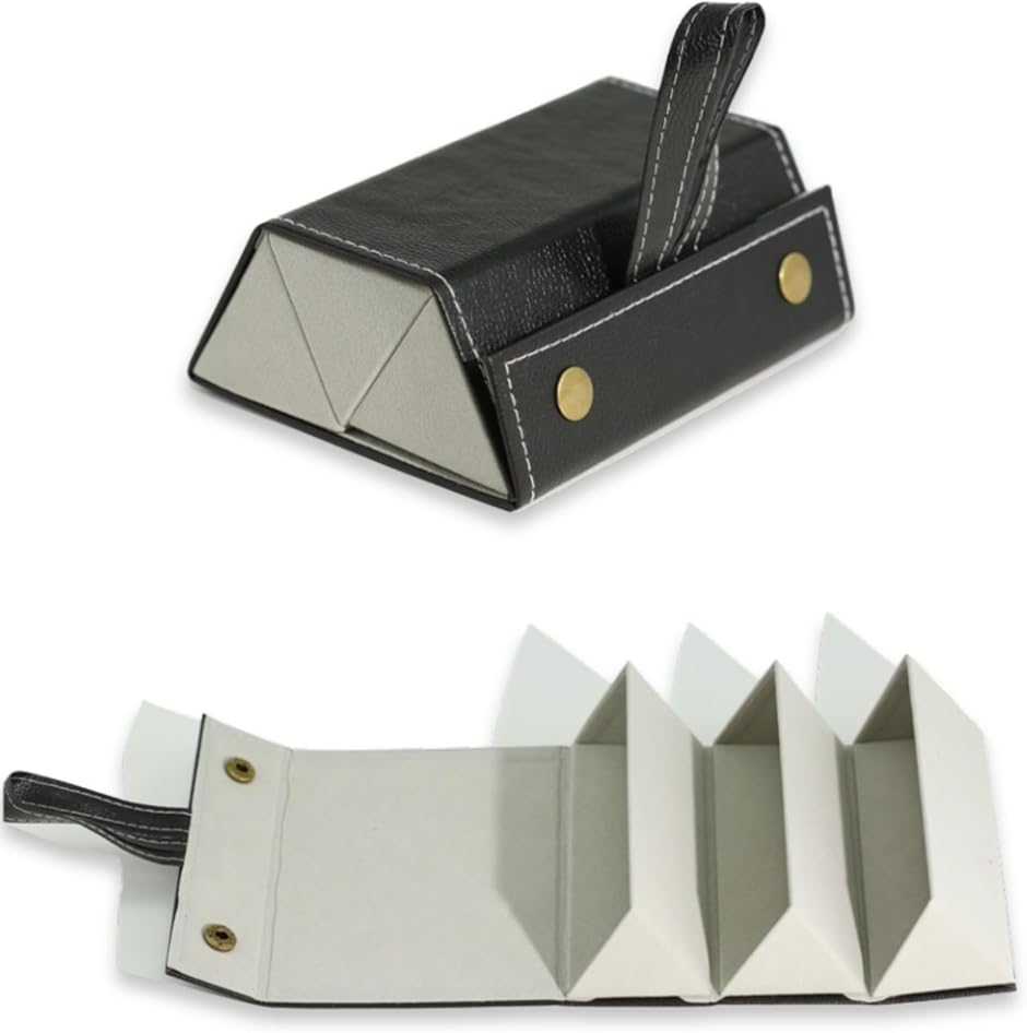 メガネケース サングラス 収納 スタンド 複数 眼鏡置き スタイリッシュ ギフト メガネ収納 サングラスケース(ブラック 3本)