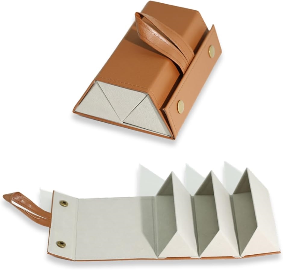 メガネケース サングラス 収納 スタンド 複数 眼鏡置き スタイリッシュ ギフト メガネ収納 サングラスケース(ブラウン 3本)