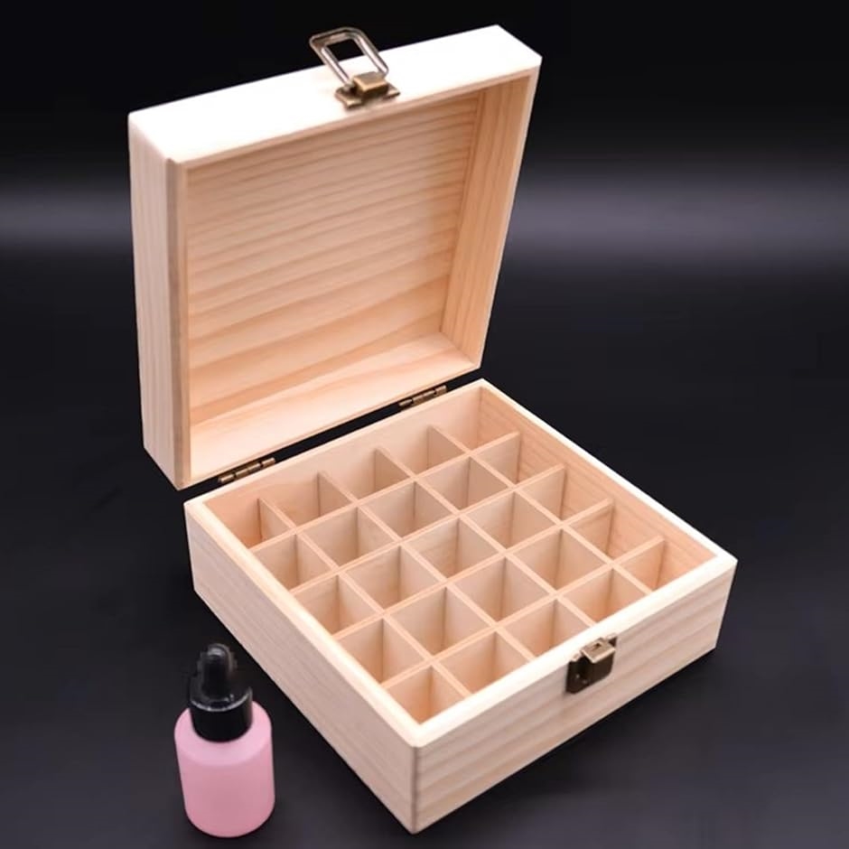 エッセンシャルオイル 収納ケース 木製 アロマオイル 収納ボックス 木