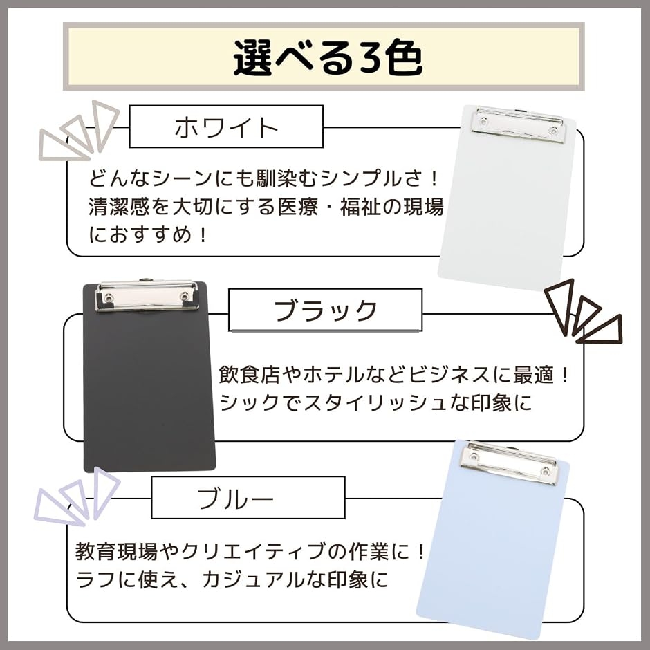 A6 クリップボード バインダー ミニ サイズ メモ帳 スナップパッド