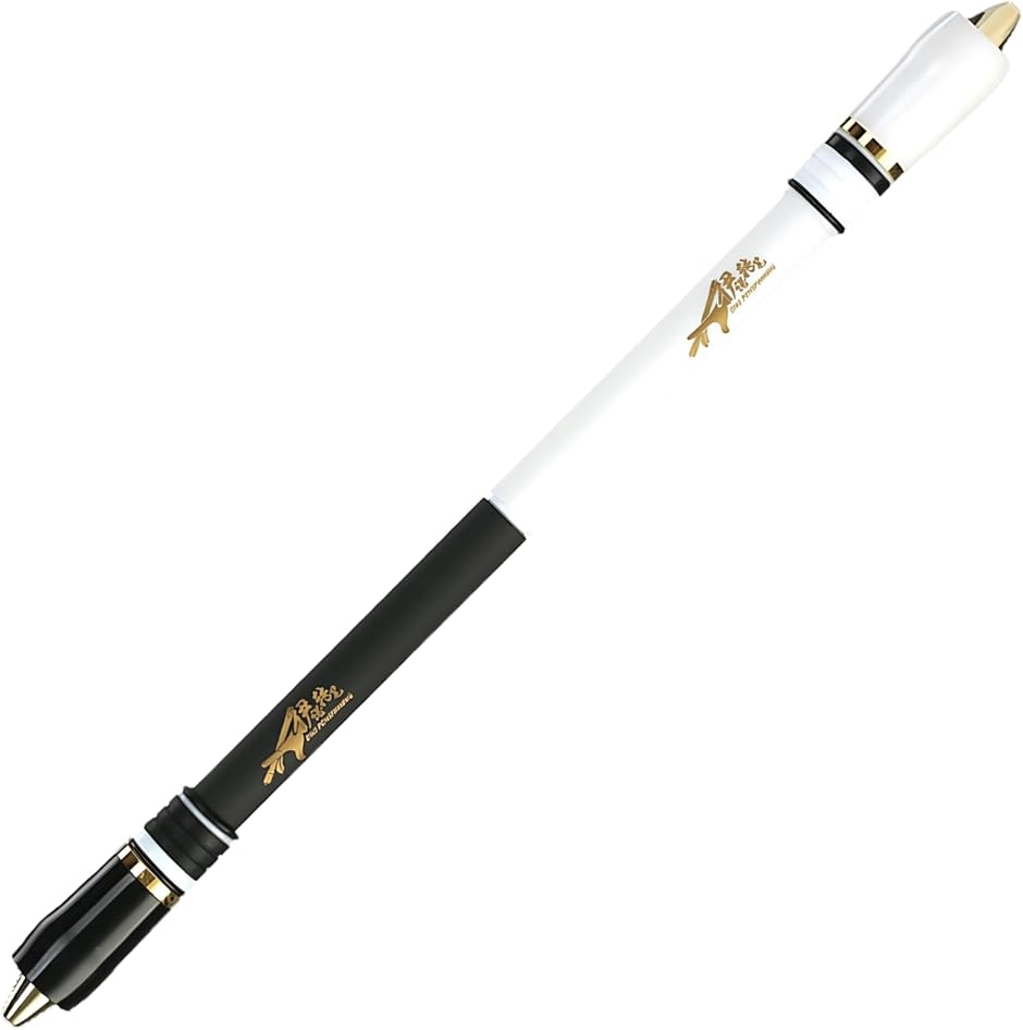 ペン回し専用ペン Menowa ST Mod 滑り止め加工商品 初心者向け VGG(白黒,  長さ22.5cm 重さ21g 軸径1cm)