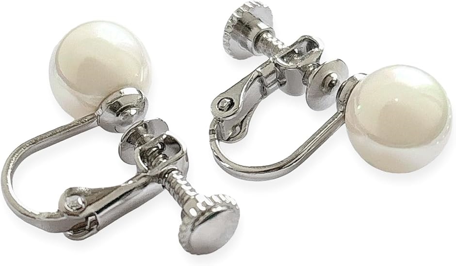 Yahoo! Yahoo!ショッピング(ヤフー ショッピング)本貝 8mm レディース パールセット シルバー925 冠婚葬祭 ジュエリー アクセサリー 保管ケース付き（イヤリング,  8mm）