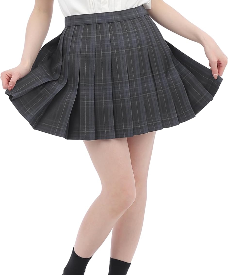 スクールスカート チェック ミニ 36cm プリーツスカート 制服 学生