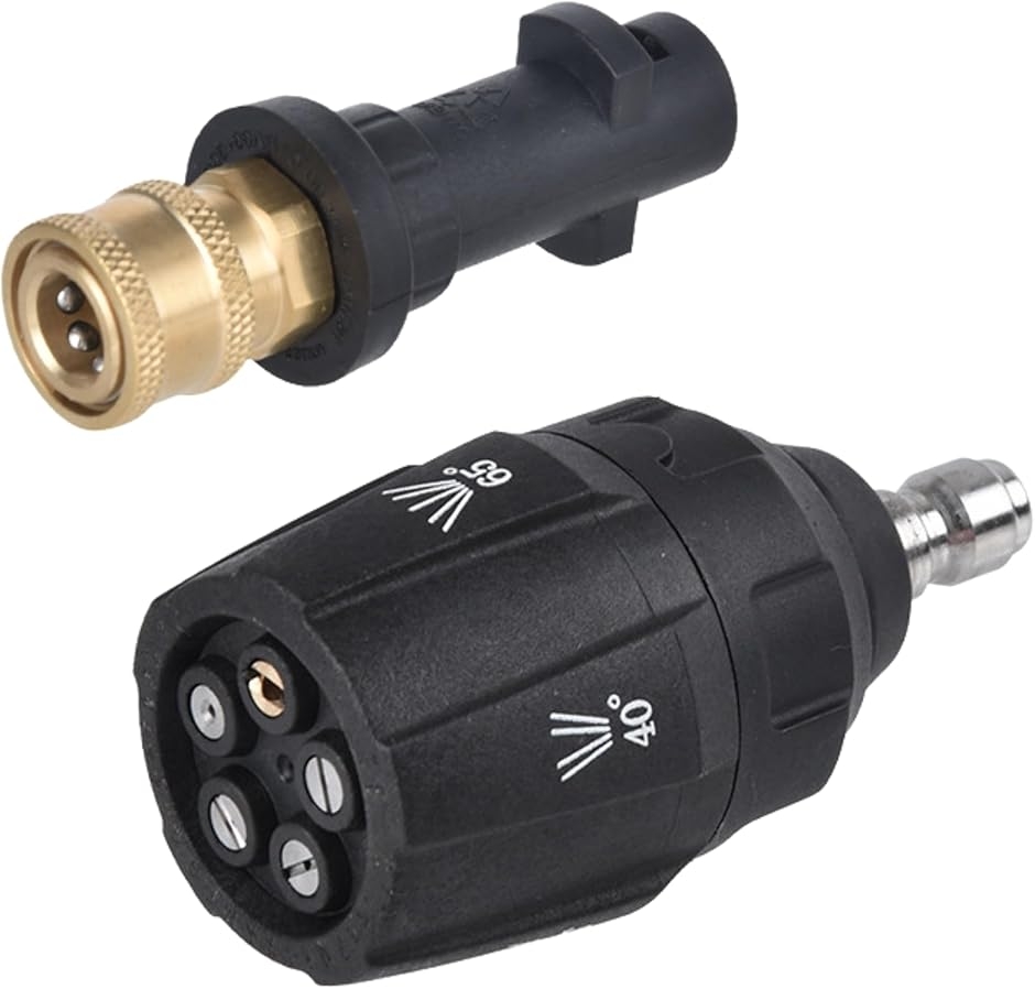 ケルヒャー ノズル 5段階高圧洗浄機 回転式 洗車 1/4インチクイック