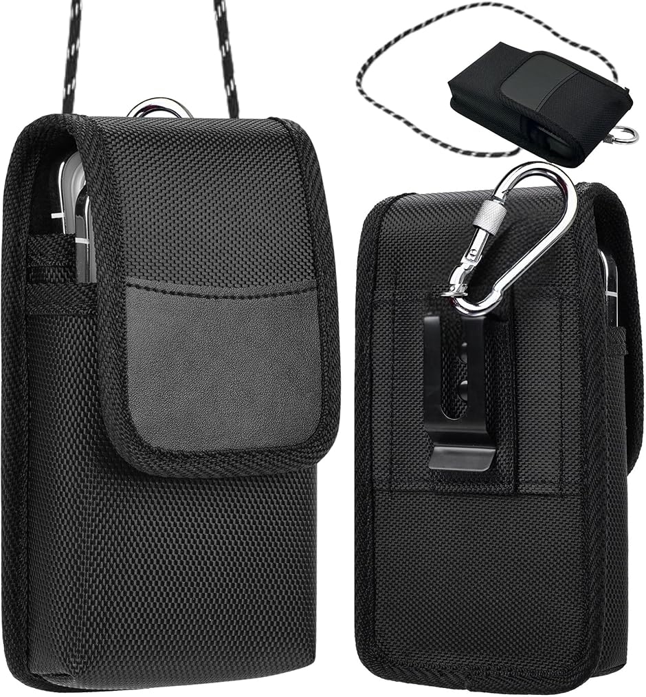 ペンホルダー ベルト通しタイプ ペンケース 蓋付き 2段構造 スマホ収納