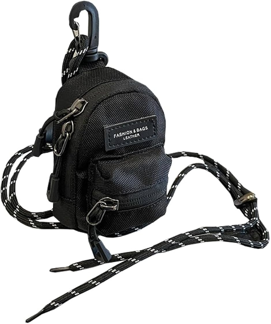 リュック型 ミニポーチ ショルダー ミニリュック カラビナ バッグ 首