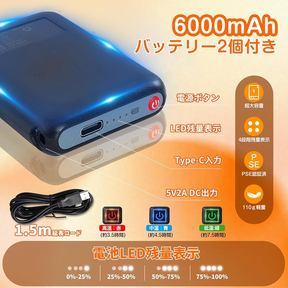 電気スリッパ コードレス 10秒速暖 フットウォーマー 足温器 充電式