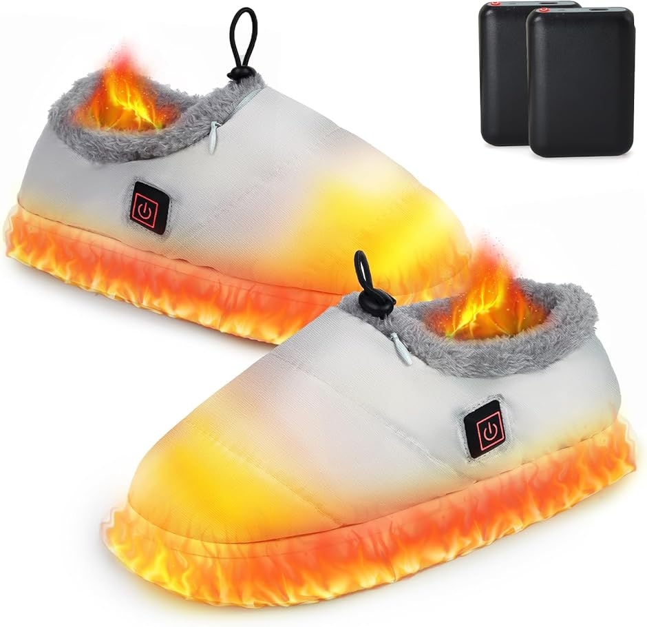 電気スリッパ コードレス 10秒速暖 フットウォーマー 足温器 充電式