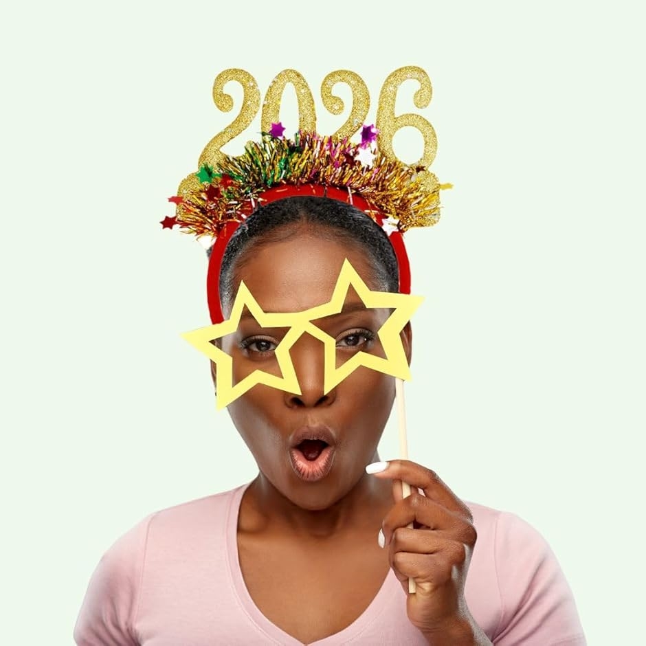 2026 カチューシャ 数字 モチーフ ヘアアクセサリー 4個セット 卒業