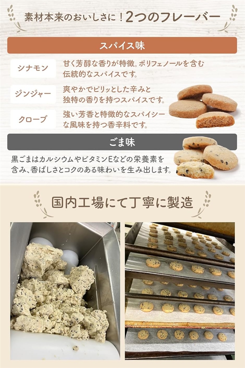 お得セット管理栄養士監修 玄米おからクッキー ...の詳細画像4