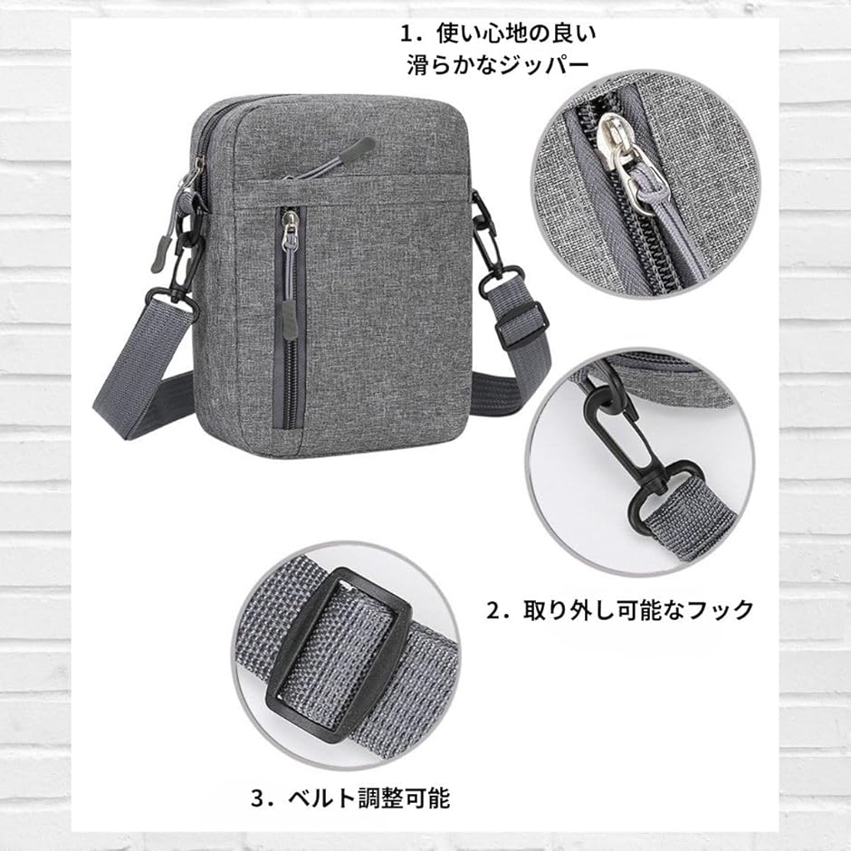 ミニショルダーバッグ サコッシュ 小さめ ショ...の詳細画像4