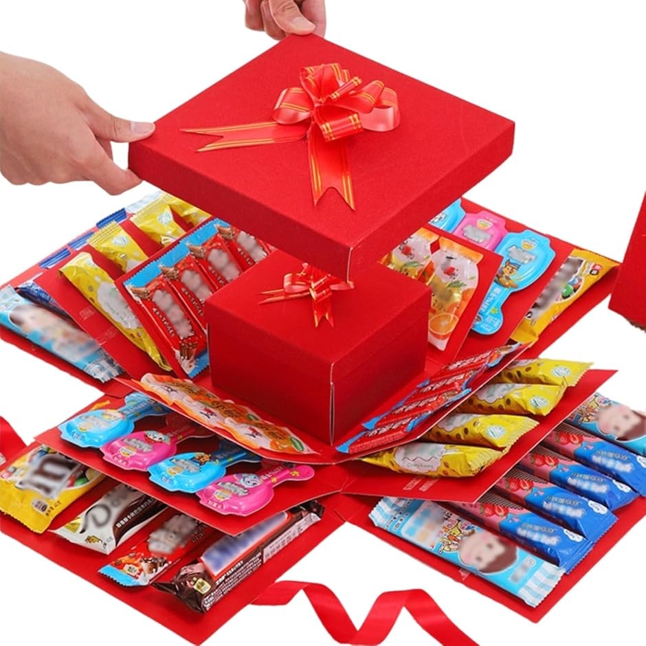 ギフトボックス お菓子 サプライズ プレゼント 5層 子供 誕生日