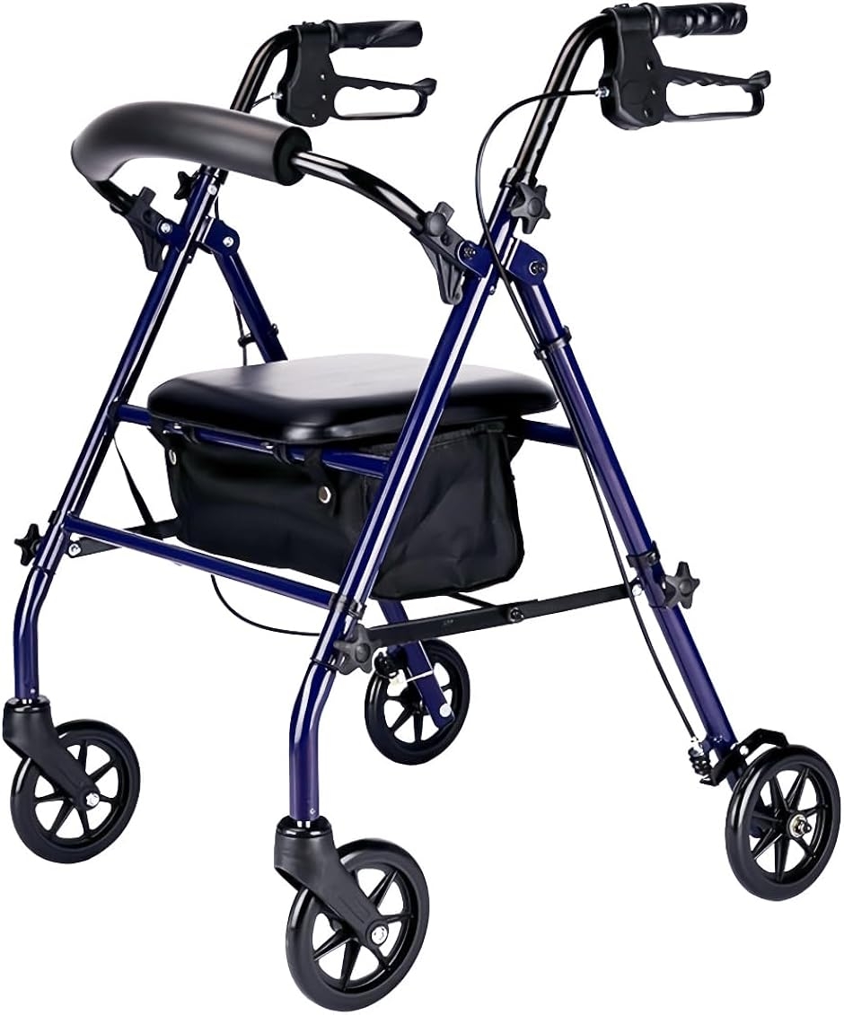 手押し車 シルバーカー 多機能 歩行器 ショッピングカー 折りたたみ