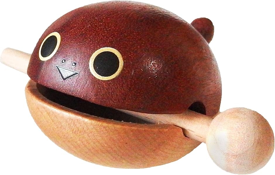 木魚 バチ セット 楽器 かわいい ミニ 仏具 くじら 木製 置物