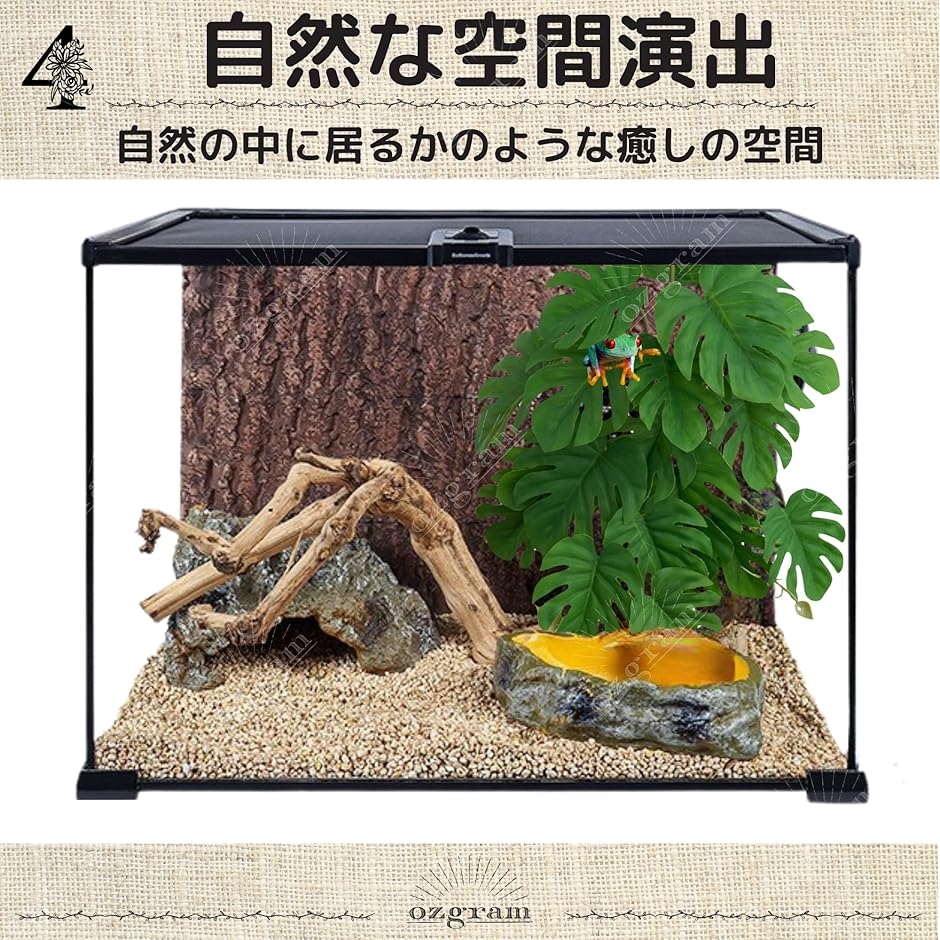 人工植物 フェイク 水槽 ケージ 装飾 水草 ...の詳細画像4