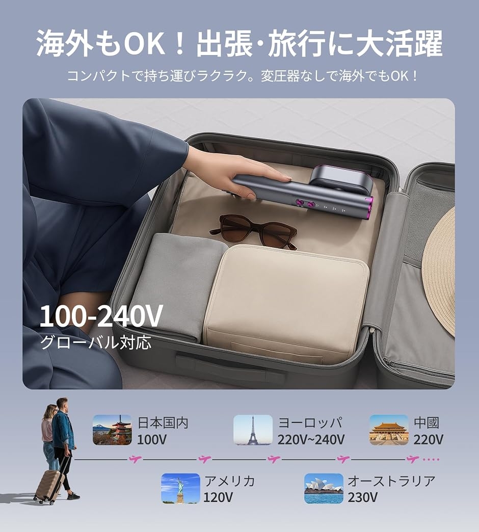衣類スチーマー かけたまま スチームアイロン ...の詳細画像2