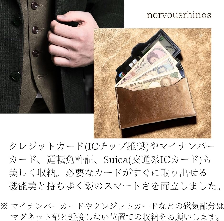 札束入れ 薄型 お札入れ ケース マグネットフラップ お札だけ入れる