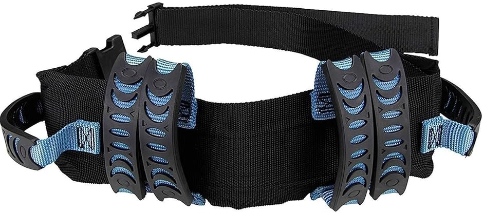 【Yahoo!ランキング1位入賞】介護ベルト 介助ベルト 歩行サポート 歩行補助 立ち上がり補助 車椅子 老人 高齢者 移乗 (ブルー)