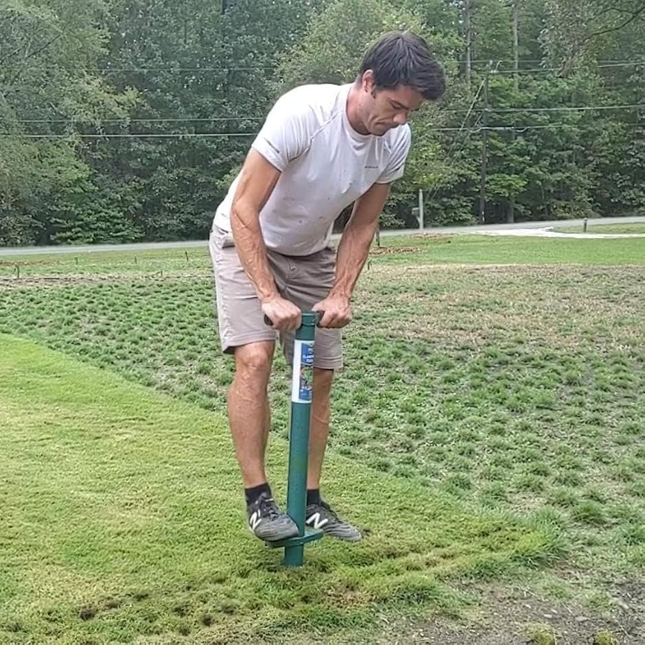 プロプラガー 芝生 穴あけ器 移植 ガーデニング 植栽 体への負担軽減