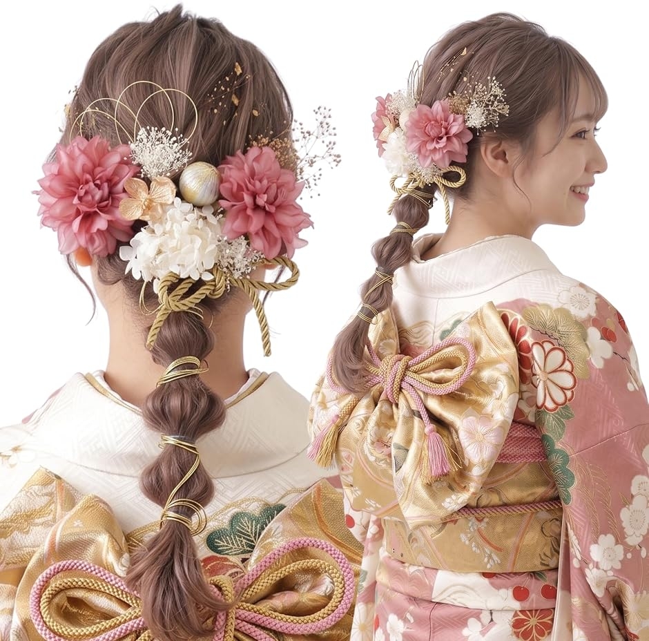 成人式 髪がさり 髪飾り 成人式 振袖 卒業式 袴 和装 着物 七五三 結婚式 二十歳の集い