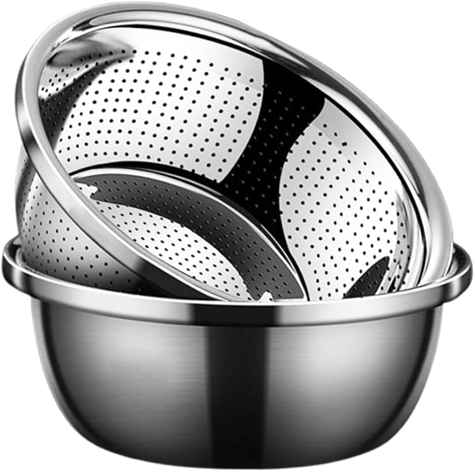 米研ぎザル(新品未使用) 米研ぎボウル こめとぎ サラダボウル ザル セット 穴あき 水切り 洗米