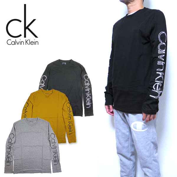 カルバンクライン Tシャツ メンズ 長袖 ロンt Calvin Klein Printed