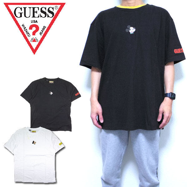 GUESS Tシャツ 希少 ML2K7783DE ミッキー BLACK 新品未使用！ 楽天市場】【割引クーポン配布中】 GUESS (ゲス) Tシャツ Mickey