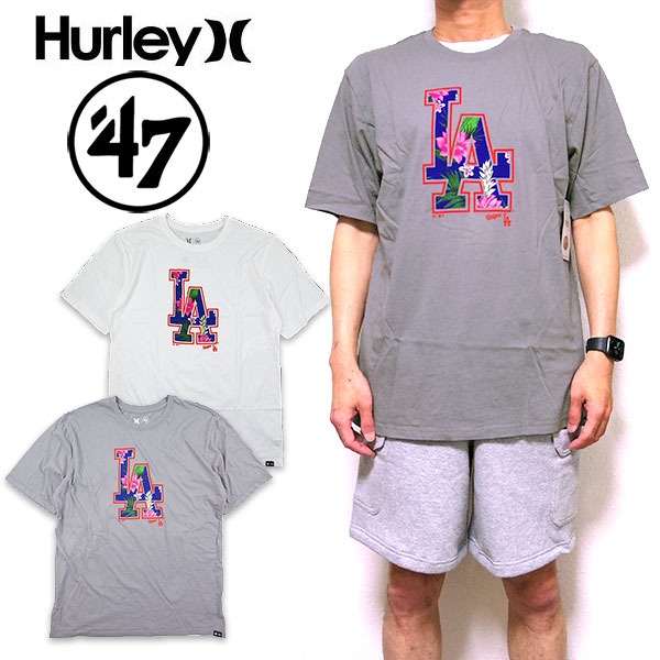 ハーレー HURLEY Ｔシャツ メンズ 半袖 47 Brand ドジャース