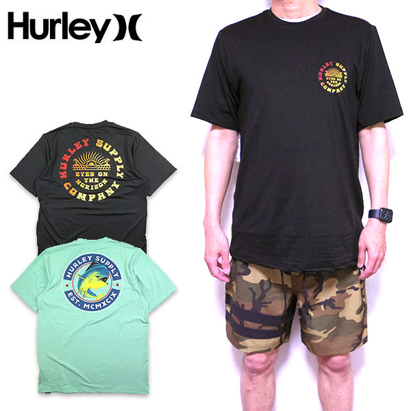 ハーレー HURLEY ラッシュガード メンズ 水着 半袖 EVERYDAY HYBRID UPF Tシャツ サーフT ブランド 2023春夏 セール MAT0000870｜reason｜02