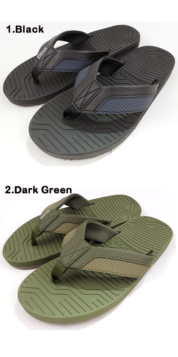 ハーレー HURLEY サンダル メンズ FASTLANE MOLDED SANDAL レザー 2023夏 MSA0000510 26cm 27cm  28cm