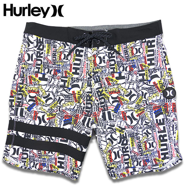 ハーレー 水着 メンズ HURLEY サーフパンツ PHANTOM ECO 25TH S1 BLOCK PARTY ブロックパーティー  25周年MBS0011930 18インチ