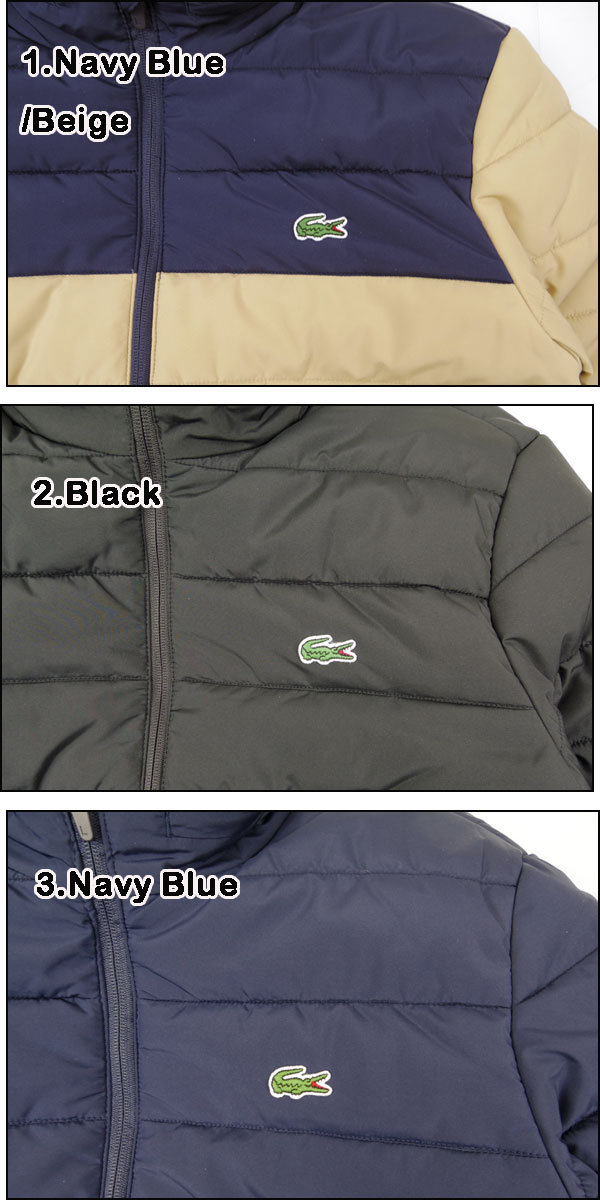 ラコステ ダウン LACOSTE メンズ アウター ジャケット 中綿 Puffer Jacket BH7774 防寒 ブランド 秋冬