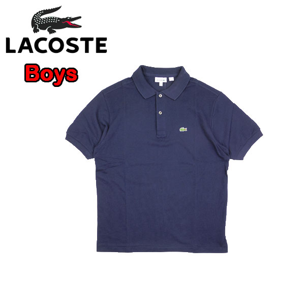 ラコステ ポロシャツ キッズ 半袖 ボーイズ LACOSTE L1812 PJ2909 ブランド 子供 男の子 女の子 トップス