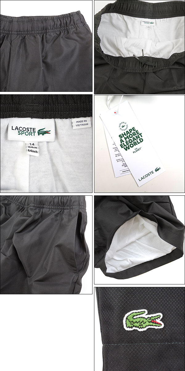 ラコステ キッズ ハーフパンツ LACOSTE SPORT DIAMOND SHORTS ブランド リップストップ GJ9820 2023春夏｜reason｜07